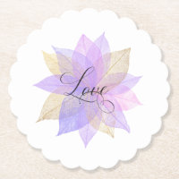 *~* Pastel LIEBE INTENSIVE UNTERSETZER EMOTO Blätt