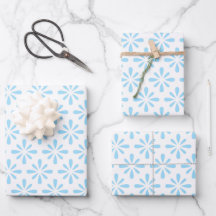 Pastel Light Blue Floral Elegante Hochzeit