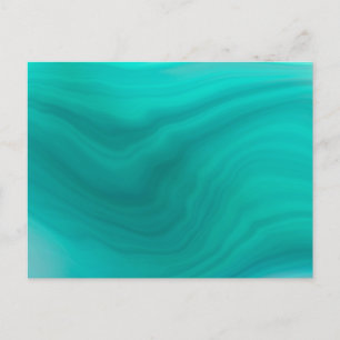 Pastel Light Turquoise Natur Abstrakt Postkarte