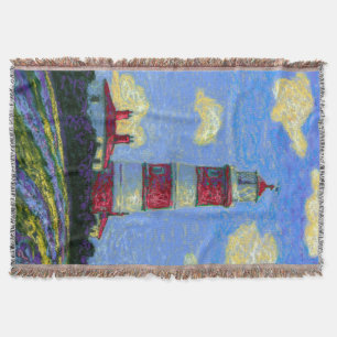 Pastel Lighthouse und Lavenderfelder Decke