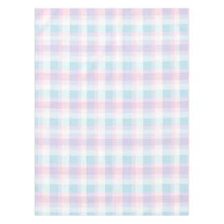 Pastel Lila Gingham Pattern Tischdecke