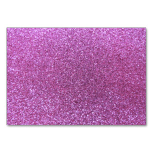 Pastel lila Glitzer Tischnummer