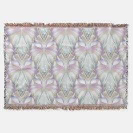 Pastel Lila Oracle Owl Pattern Decke