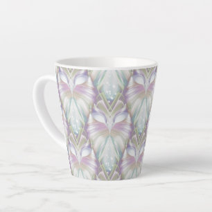 Pastel Lila Oracle Owl Pattern Milchtasse