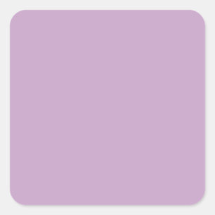 Pastel Lilac Minimal Square Sticker für Veranstalt