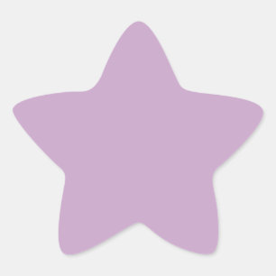 Pastel Lilac Minimal Star Sticker für Veranstaltun