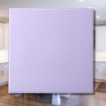 Pastel Lilac Solid Color | Classic | elegant Fliese<br><div class="desc">Pastel Lilac Solid Color | Classic | elegant | Trendy | Stilvoll | Geschenk</div>