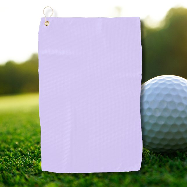 Pastel Lilac Solid Color | Classic | elegant Golfhandtuch (Von Creator hochgeladen)