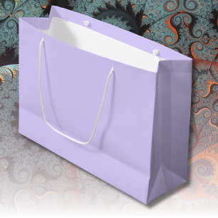 Pastel Lilac Solid Color Classic elegant Große Geschenktüte