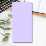 Pastel Lilac Solid Color | Classic | elegant Magnetischer Notizblock<br><div class="desc">Pastel Lilac Solid Color | Klassisches Design | Elegantes Produkt | Trendfarbe | Stilvoll und Mode | MINIMALISTISCH</div>