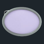 Pastel Lilac Solid Color | Classic | elegant Ovale Gürtelschnalle<br><div class="desc">Pastel Lilac Solid Color | Klassisches Design | Elegantes Produkt | Trendfarbe | Stilvoll und Mode | MINIMALISTISCH</div>