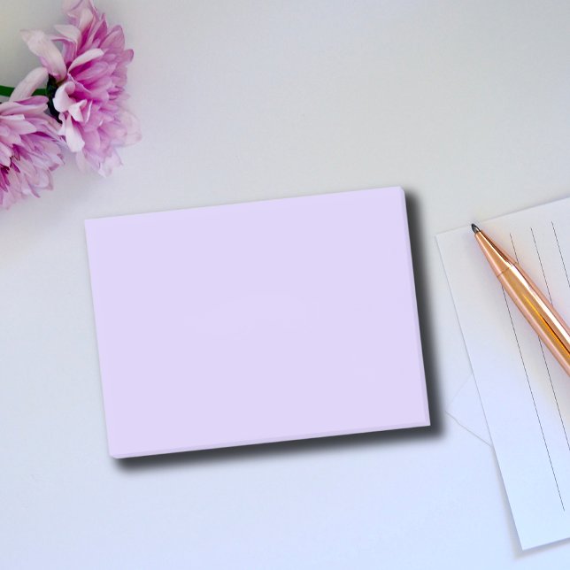 Pastel Lilac Solid Color | Classic | elegant Post-it Klebezettel (Von Creator hochgeladen)