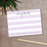 Pastel Lilac und Gray Stationery Suite für Frauen