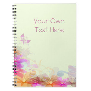 Pastel Lilies Wedding Notizblock