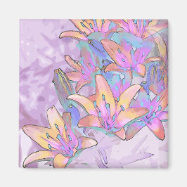 Pastel Lily Liebe Magnet