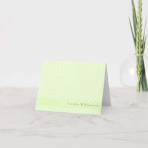Pastel Lime Green En vichy Nom du Motif