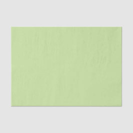 Pastel Lime Green Solid Color Seidenpapier