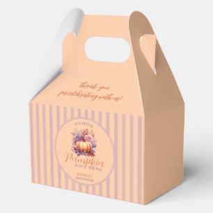 Pastel Little Pumpkin ist auf dem Weg Babydusche Geschenkschachtel
