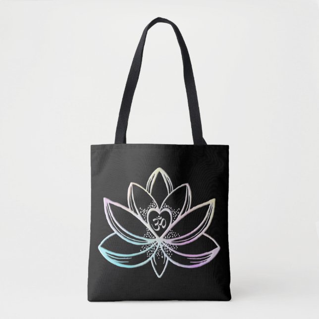 Pastel-Lotos  Tasche (Vorderseite)