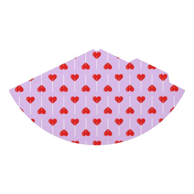 Pastel Love Suckers Red Partyhütchen (Vorderseite)
