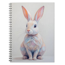 Pastel Low-Poly Bunny