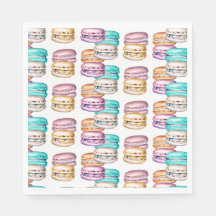 Pastel Macaron Cookie Geburtstagsparty