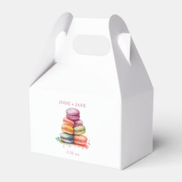 Pastel Macarons Gastgeschenk Hochzeit Geschenkboxe Geschenkschachtel
