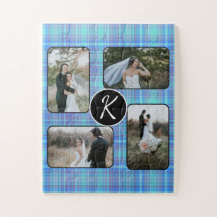 Pastel Madras Kariert Spring Gingham Blue Aquamari