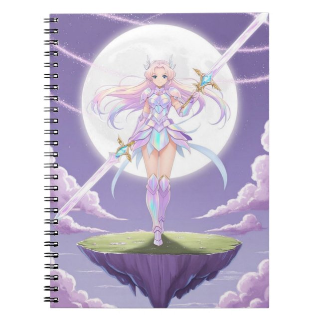 Pastel Magical Girl Journal - Krieger am Lunar Notizblock (Vorderseite)