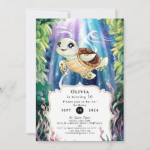 Pastel Magical Kids' Turtle Geburtstag