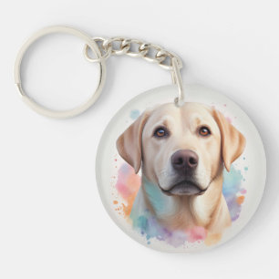 Pastel Magical Labrador Retriever Artwork Schlüsselanhänger