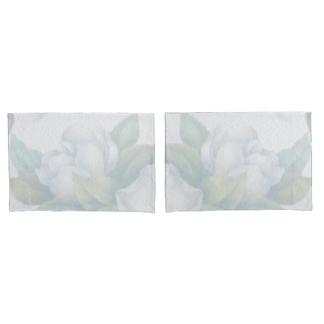 Pastel Magnolias Pillow Hüllen Kissenbezug (Vorderseite-Set)