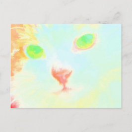 Pastel Maine Coon Cat Image - Postkarte