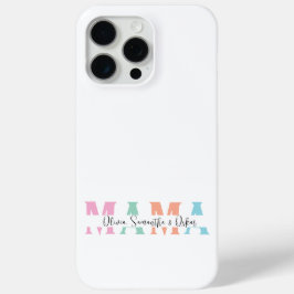 Pastel MAMA Personalisiert iPhone Case