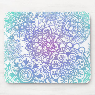 Pastel Mandala Pattern Mousepad