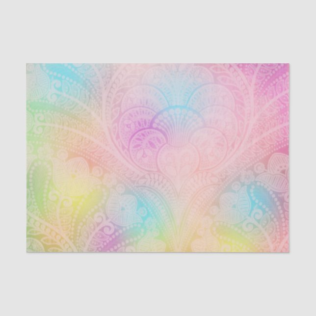 Pastel Mandala Seidenpapier (Vorderseite)