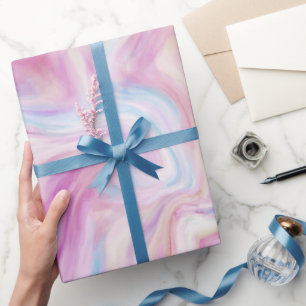 Pastel Marble Abstrakt Swirl Geschenkpapier
