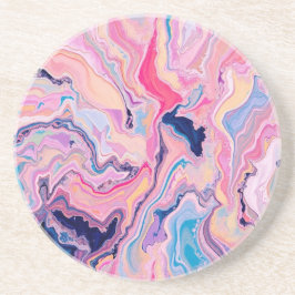 Pastel Marble Dream Getränkeuntersetzer