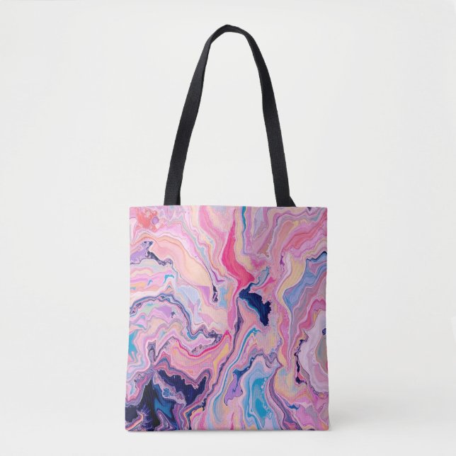 Pastel Marble Dream Tasche (Vorderseite)
