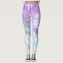 Pastel Marble Leggings