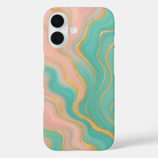 Pastel Marble Waves Phone Case