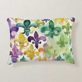 Pastel Mardi Gras Lumbar Dekokissen