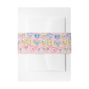 Pastel Mexico Papel Picado Banner Reiseziel Einladungsbanderole