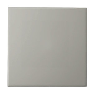 Pastel Mid Gray Taupe Solid Color Tile Fliese