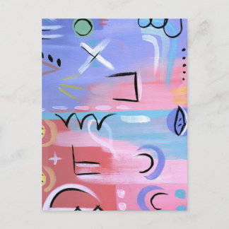 Pastel Mind Set Postkarte