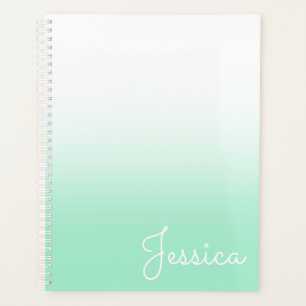 Pastel Mint et ombre blanc