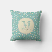 Pastel Mint Gelbe Niedliche Spots Baby Custom Mono