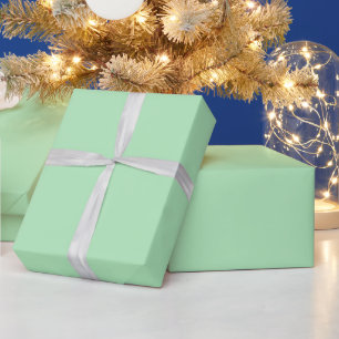 Pastel Mint Green #B2EBBB Wrapping Paper Geschenkpapier