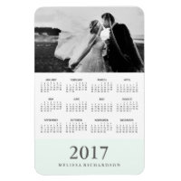Pastel Mint Strip | Eleganter Foto - Kalender 2017