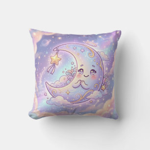 Pastel-Mond-Galaxie-Kissen Kissen